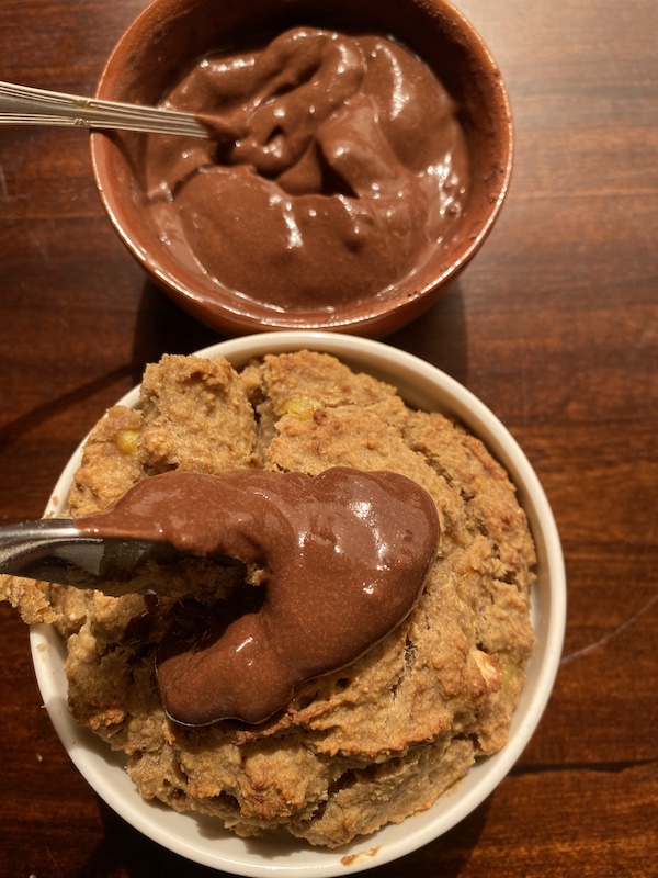 Tahini Date Oat Breakfast Cake