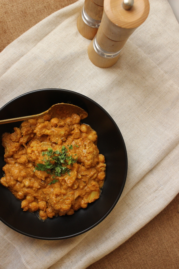 Cauliflower Chickpea Korma 